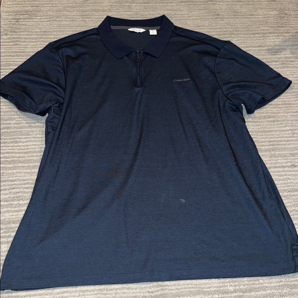 Calvin Klein Blue Polo Shirt, size XL